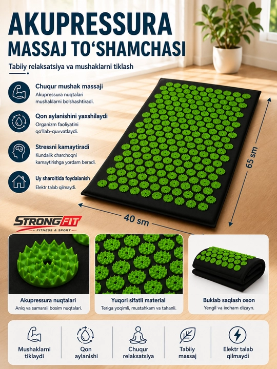 Massaj gilamchasi, Kuznetsov aplikatori, igna massajchisi
