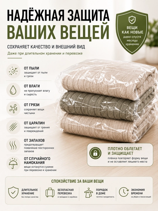 Ваккумные пакеты для хранения одежды и обуви, термоусадочные, 3 размера, 6/10/15 шт