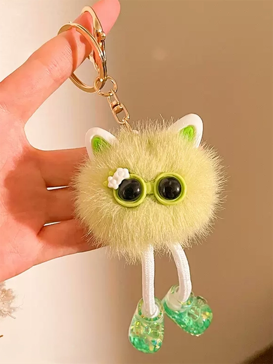 Мягкий плюшевый брелок для ключей, Kawaii аксессуар на сумку и рюкзак - 