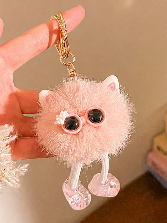 Мягкий плюшевый брелок для ключей, Kawaii аксессуар на сумку и рюкзак - 