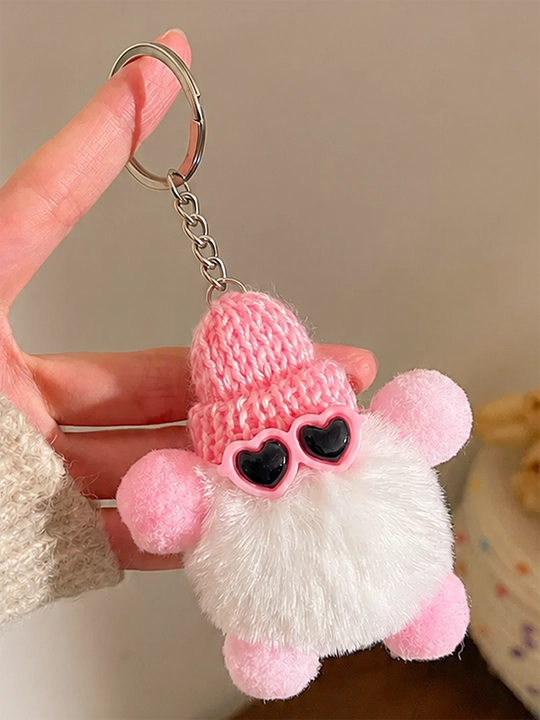 Мягкий плюшевый брелок для ключей, Kawaii аксессуар на сумку и рюкзак - 