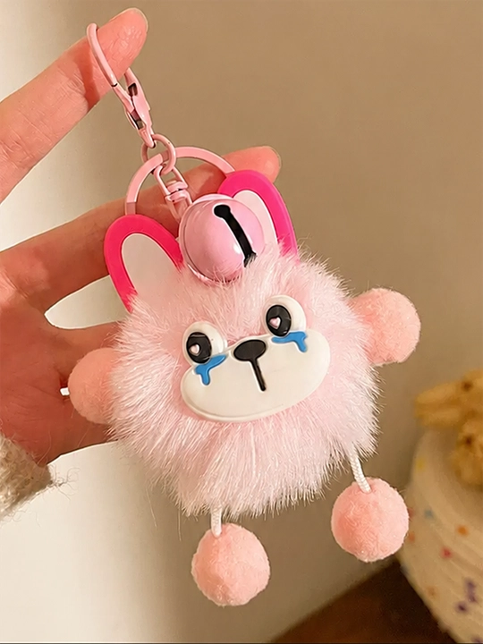 Мягкий плюшевый брелок для ключей, Kawaii аксессуар на сумку и рюкзак - 