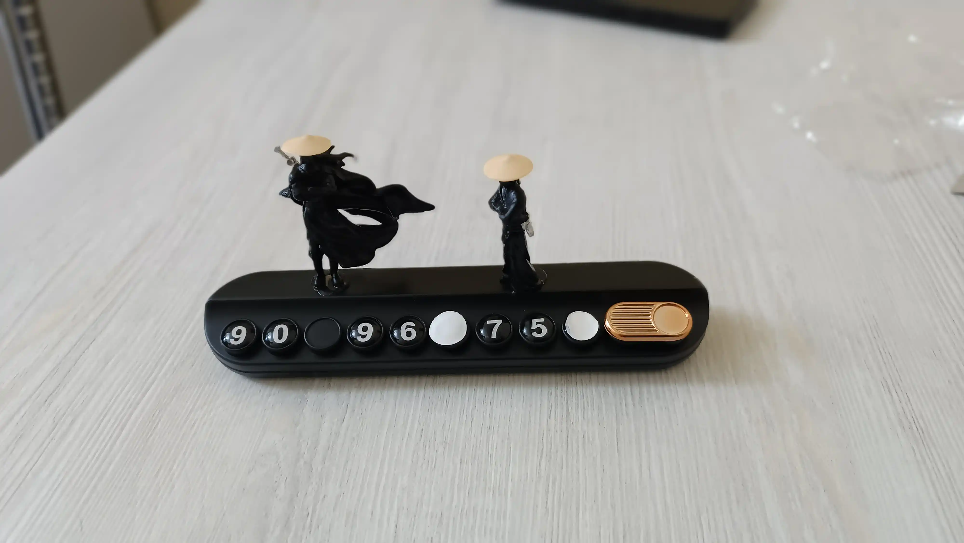 Avtovizitka telefon raqam bilan, parkovka va avtoturargoh kartasi mashina uchun, samurayli