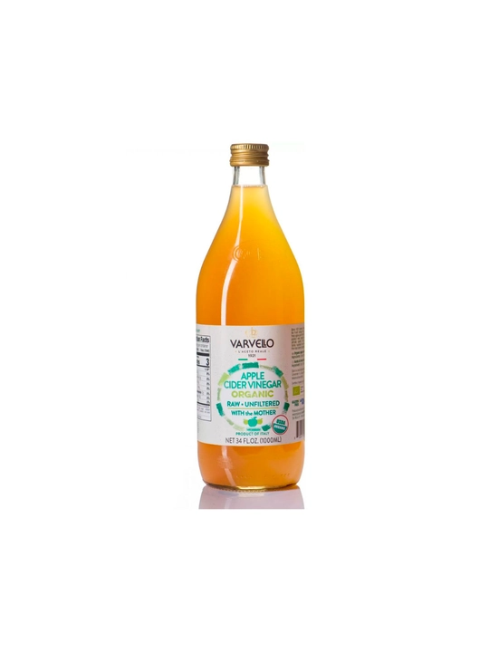 Яблочный уксус с осадком марка Varvello Organic 1L - 