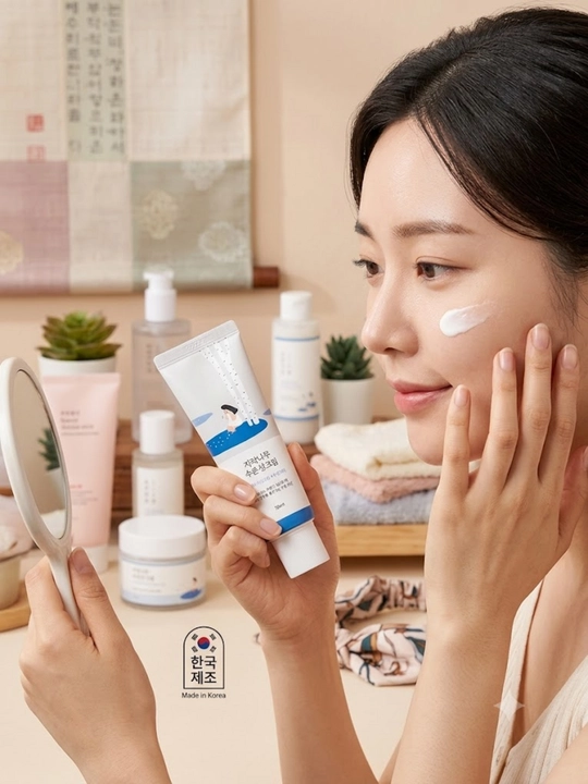 Солнцезащитный крем Round Lab Birch Juice Moisturizing Sunscreen SPF50+ PA++++, 50 мл - 
