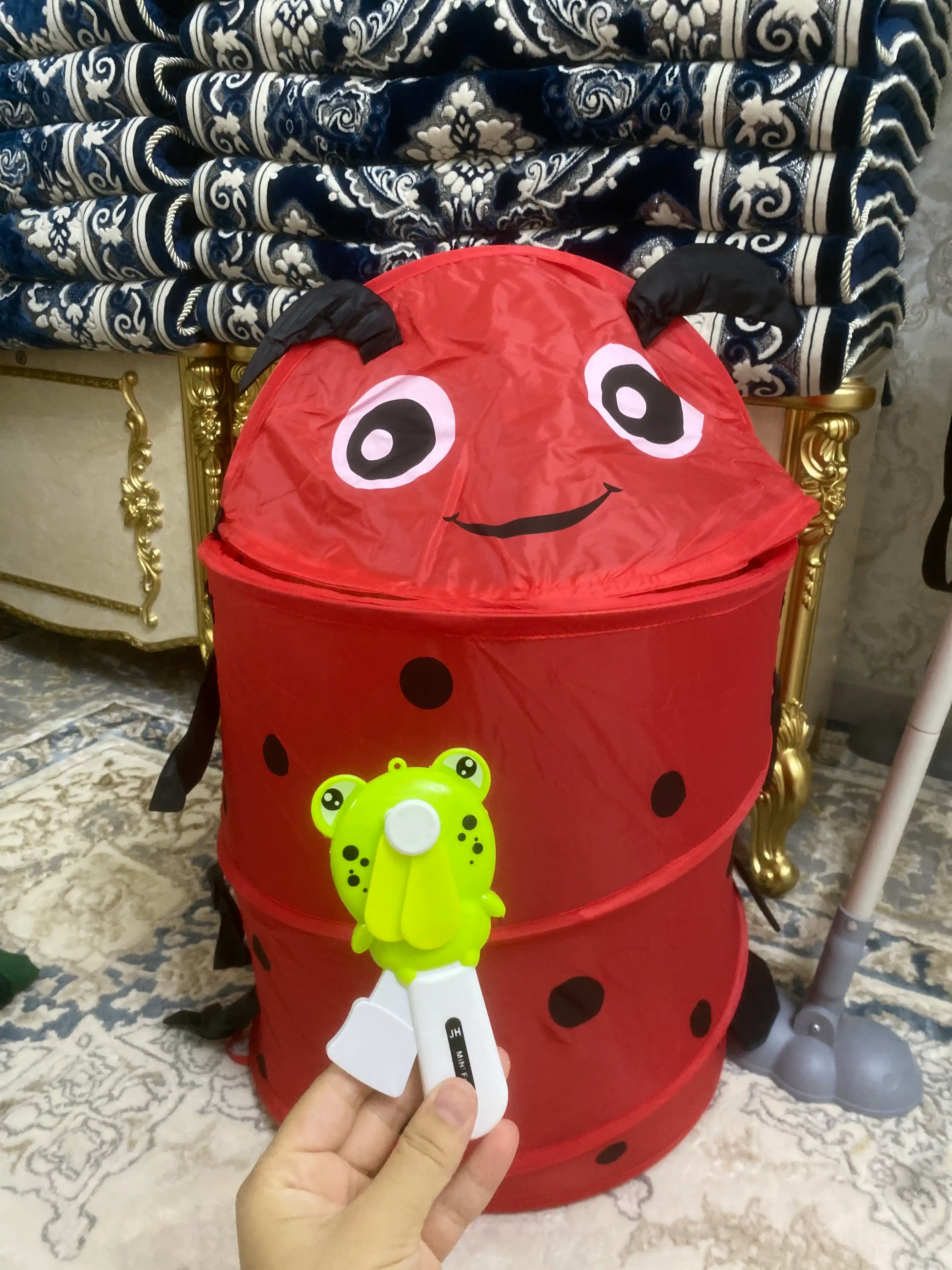 Корзина для игрушек детская с животным дизайном, складная большая