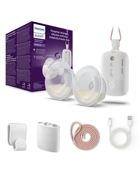 Беспроводной двойной электрический молокоотсос Philips Avent Hands-free SCF532, 11