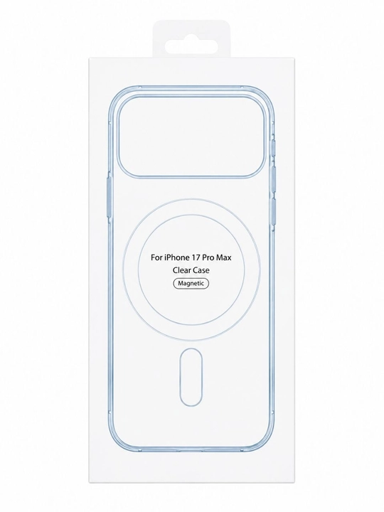 Чехол MagSafe для iPhone , прозрачный силиконовый, магнитный
