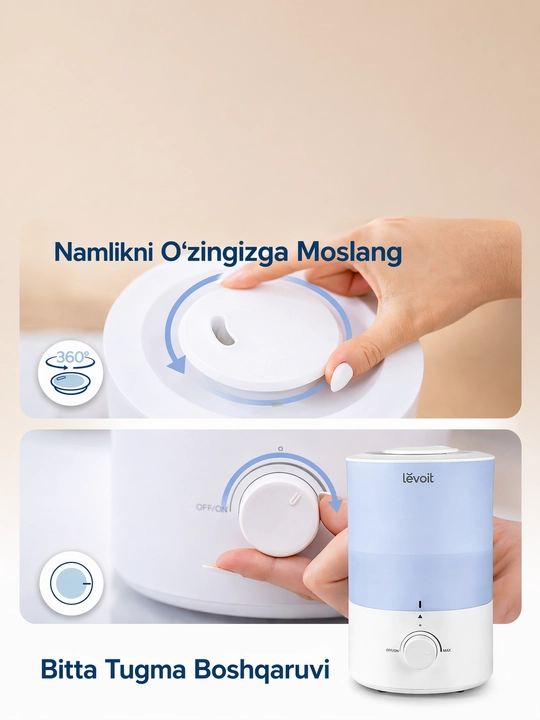 LEVOIT Dual 150 havo namlagichi