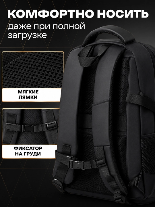 Мужской рюкзак для ноутбука подростковый