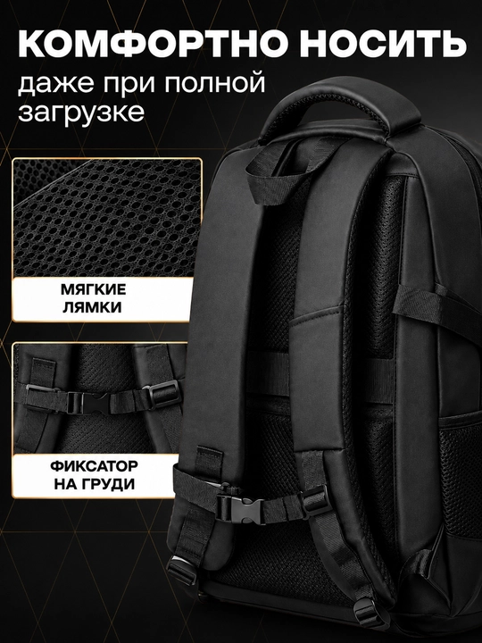 Мужской рюкзак для ноутбука подростковый