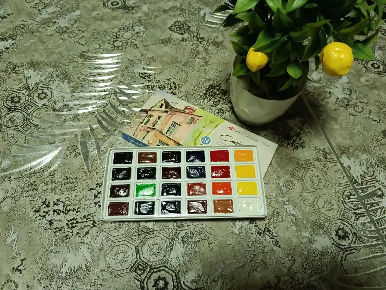 Akvarel bo'yoqlar to'plami Sonet, 24 rang * 2.5 ml