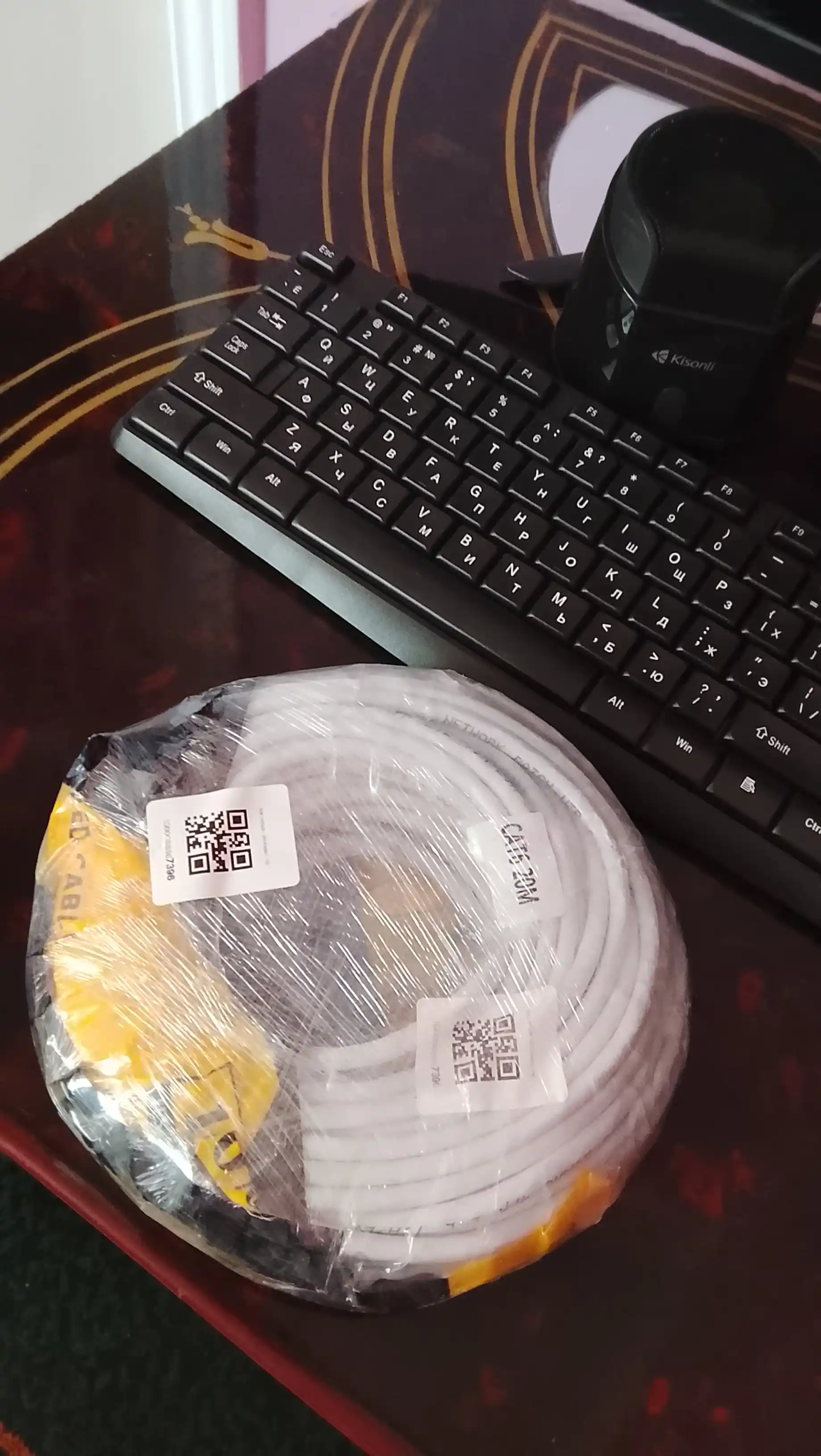 Wi-Fi uchun kabel Patch kord Lan UTP cat6, 1.5 m, 3 m, 5 m, 10 m, 15 m, 20 m, 30 m, 40 m
