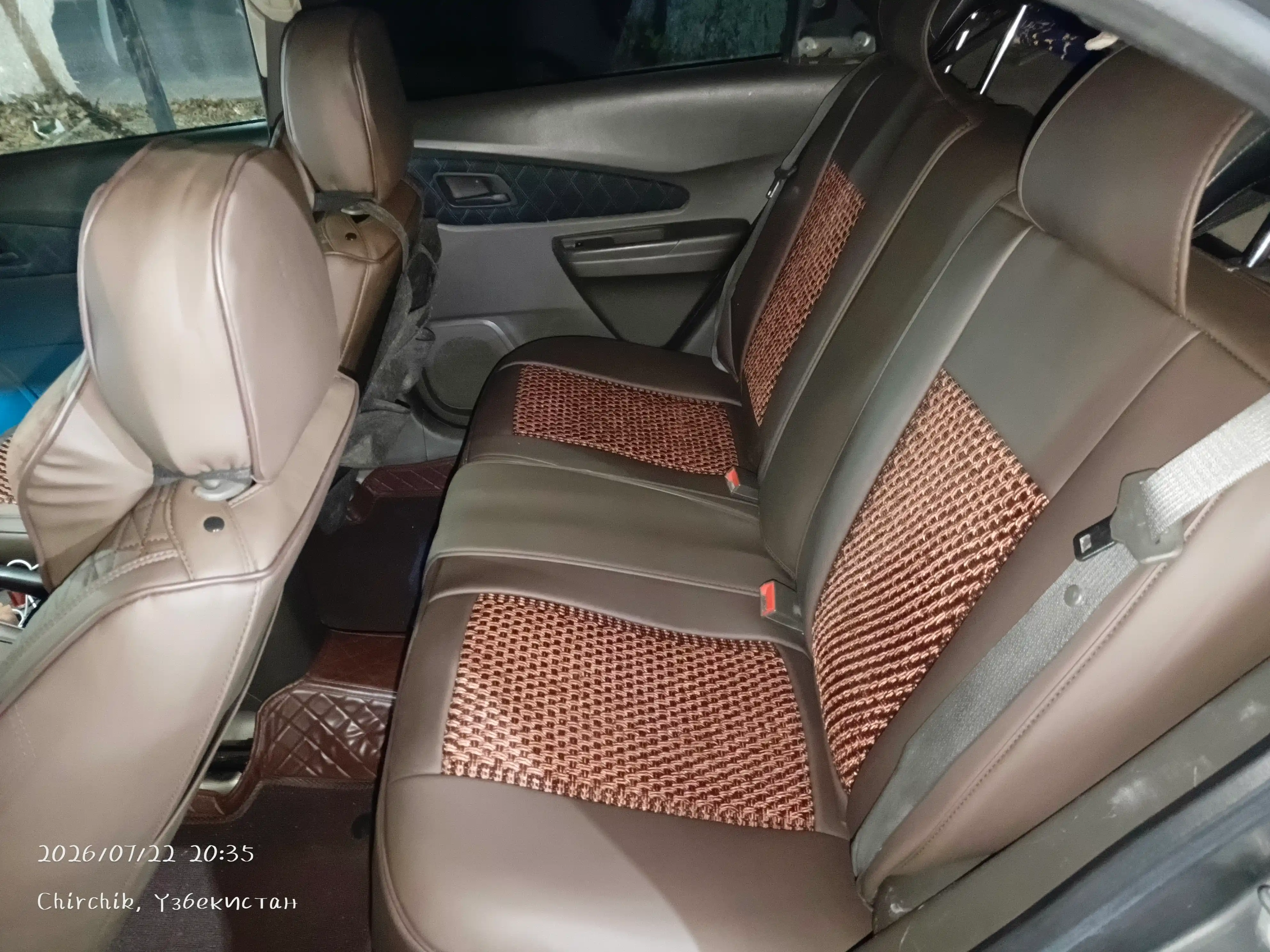 Авточехлы для сидений Prestige, из экокожи и алькантары, полный комплект в салон