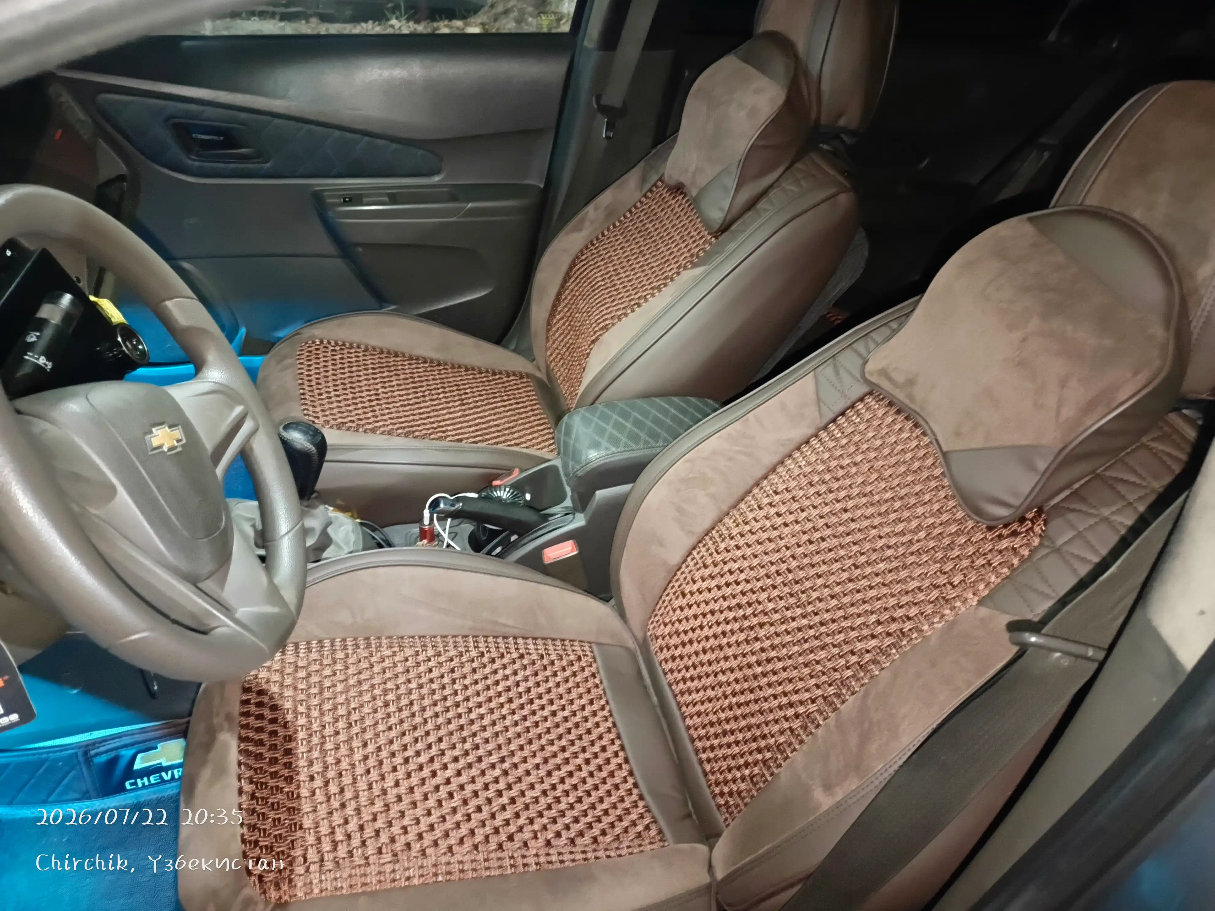 Авточехлы для сидений Prestige, из экокожи и алькантары, полный комплект в салон