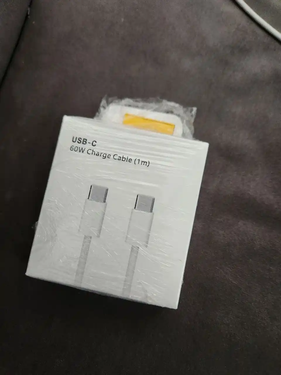 USB Type-C – Type-C kabel, 60W, 6A, tezkor zaryadlash va ma'lumot uzatish uchun, 1 m