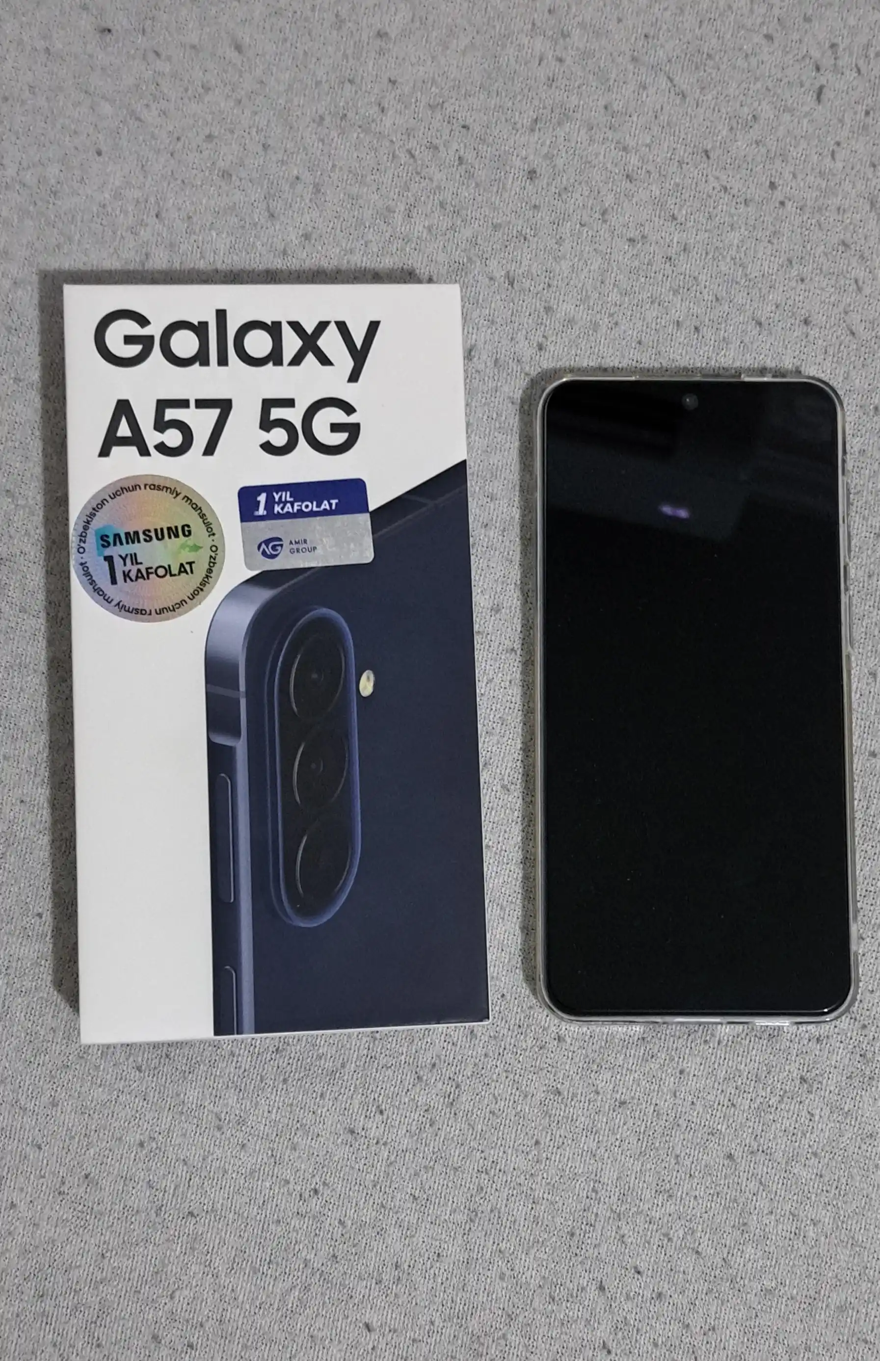 Samsung A57 5G, smartfoni, 50MP, sAMOLED, 120Hz, Sovg'asiga adapter