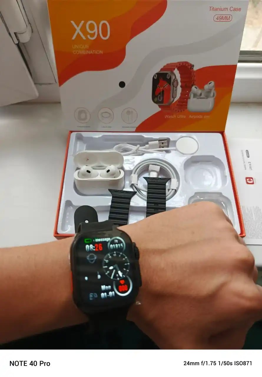Smart watch S2000/ V11 Pro Max, Seres11 46mm, 10 ремешков, для повседневного использования