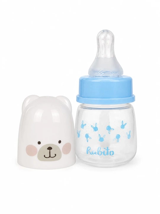 Бутылочка Rabito антиколик, 60 мл, BPA Free, силиконовая соска, с рождения 0+