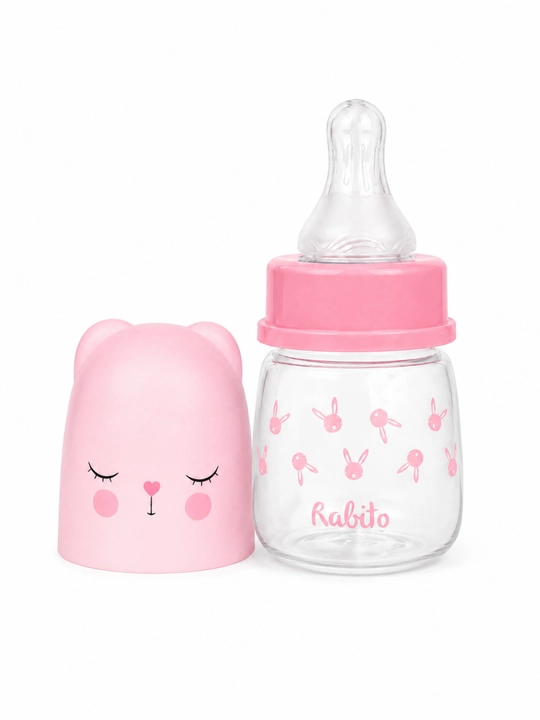 Бутылочка Rabito антиколик, 60 мл, BPA Free, силиконовая соска, с рождения 0+