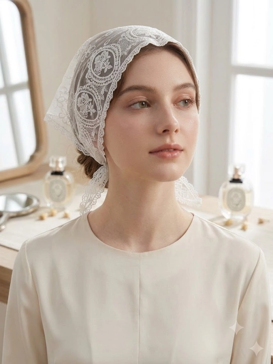 Ayollar uchun to'rli kosinka ro'mol, bog'ichli ayollar headscarf / kosinka