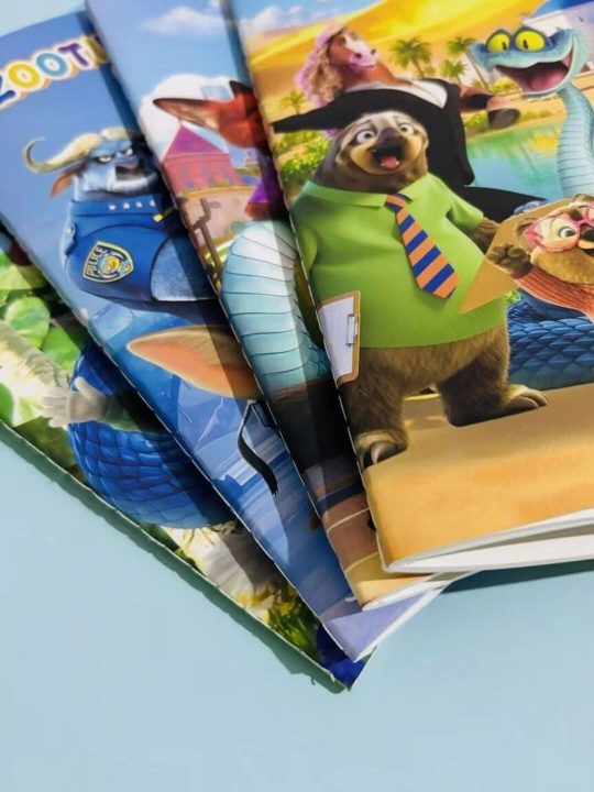 Zootopia 36 varaq katak daftar, 4 dona