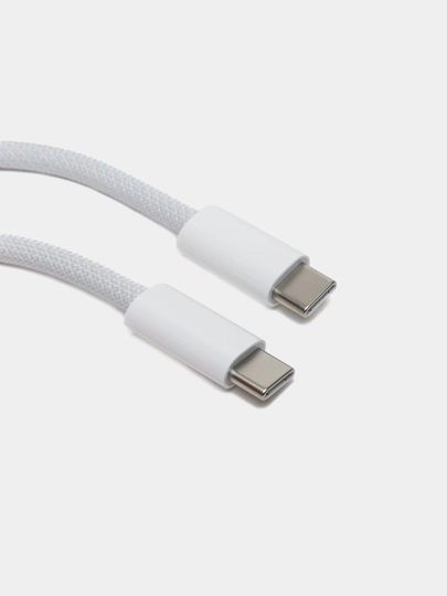 Кабель Apple USB-C to USB-C, USB-C to Lightning, мощность до 60 W, длина 1 м