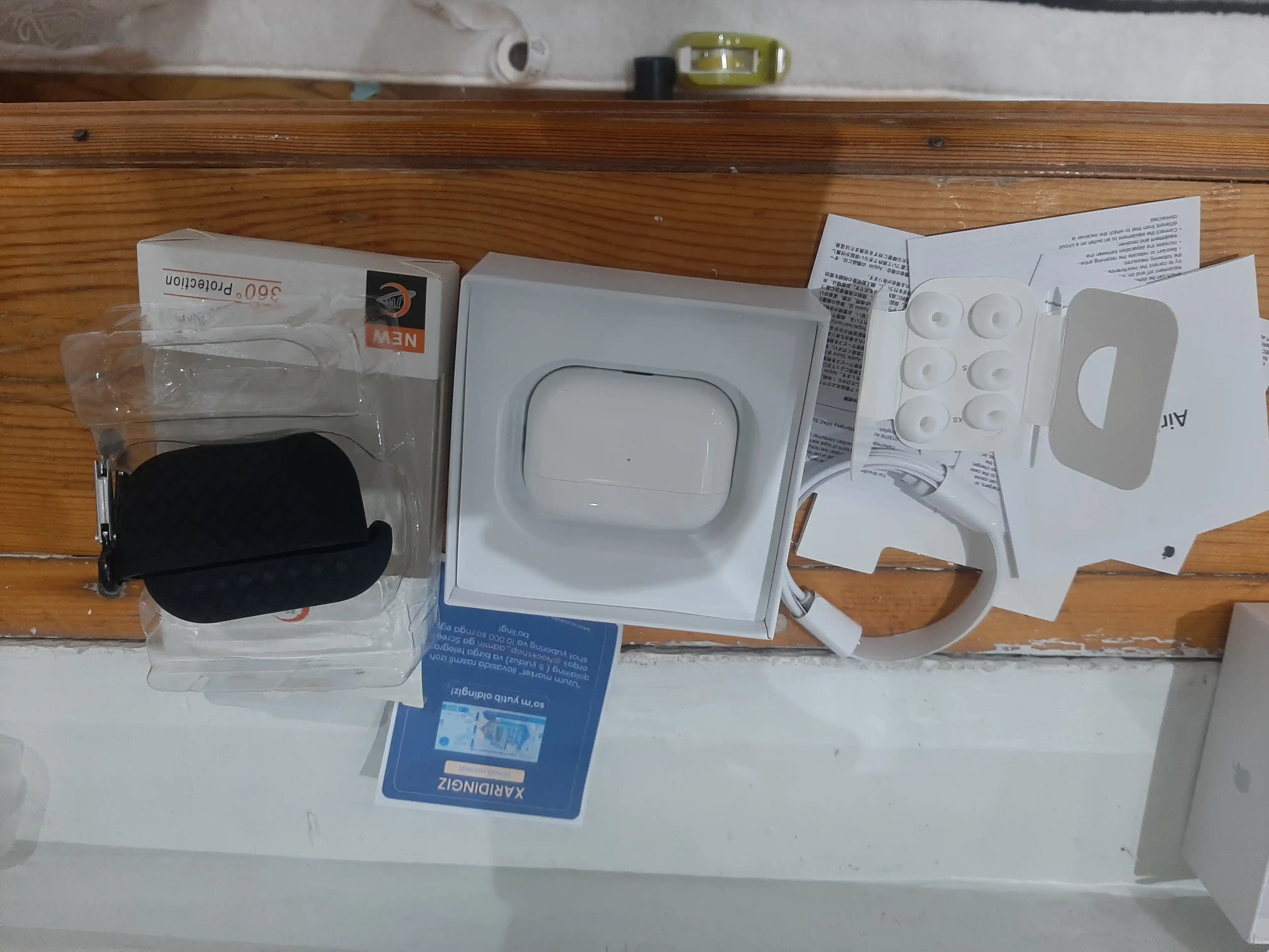 Simsiz Pods 2 Premium quloqchinlari,Iphone va Android uchun,sovg'a sifatida g'ilof