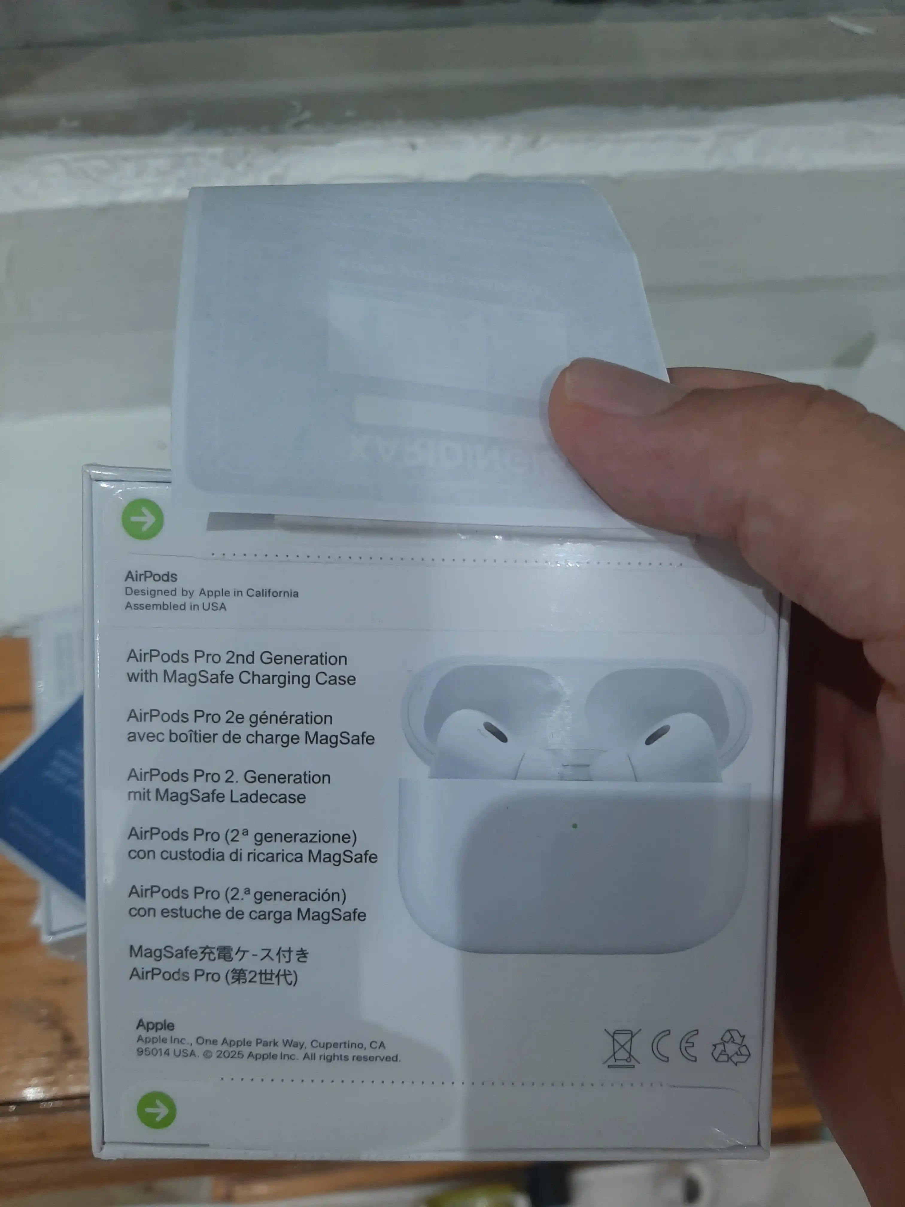Simsiz Pods 2 Premium quloqchinlari,Iphone va Android uchun,sovg'a sifatida g'ilof