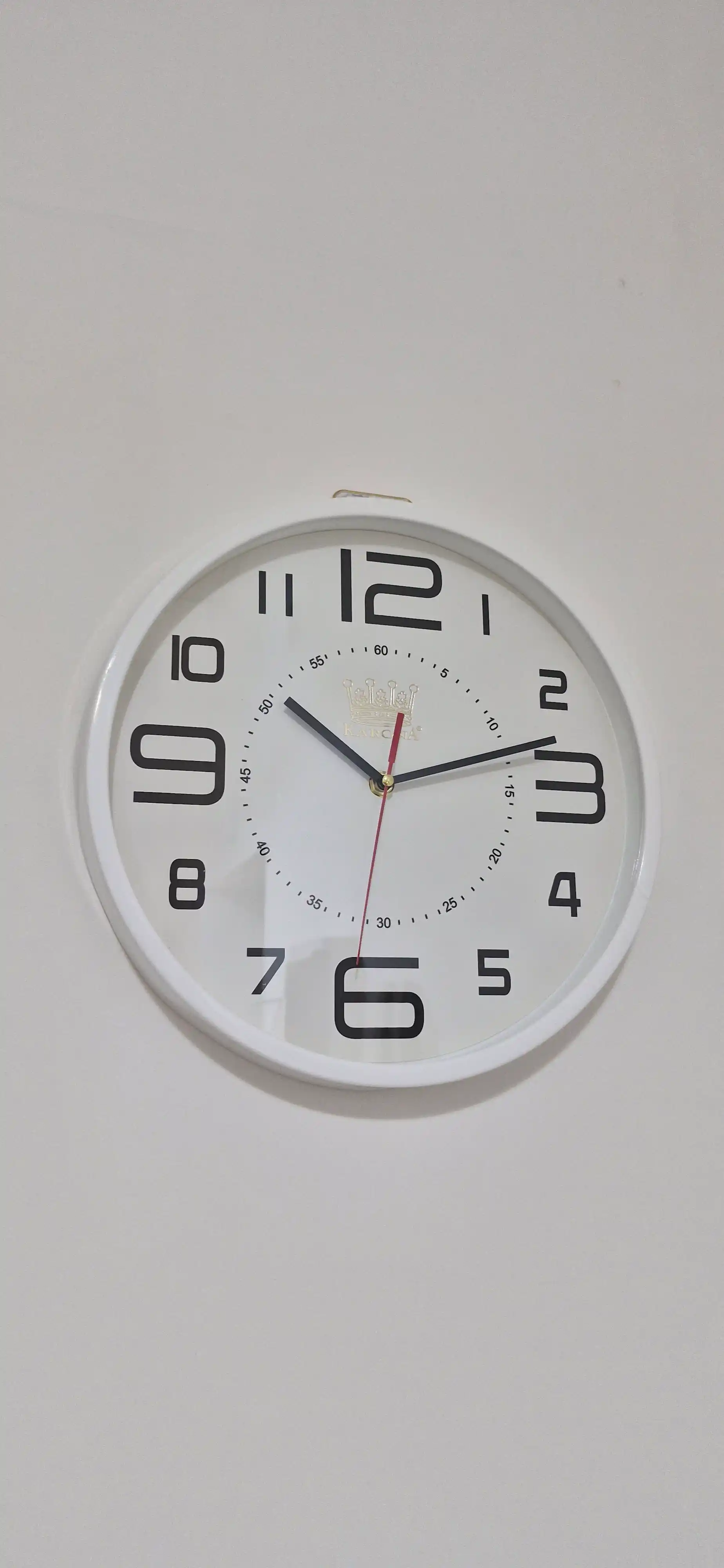 Karona uy va ofis uchun devor soati, 30 sm