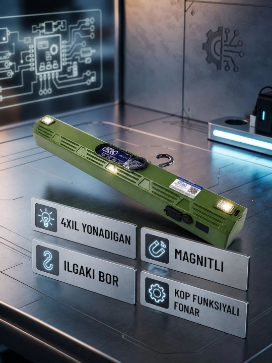 Fonarlar, LED chiroqlar, lampalar, tungi chiroqlar, USB, Type-C zaryadka oladigan fonarlar