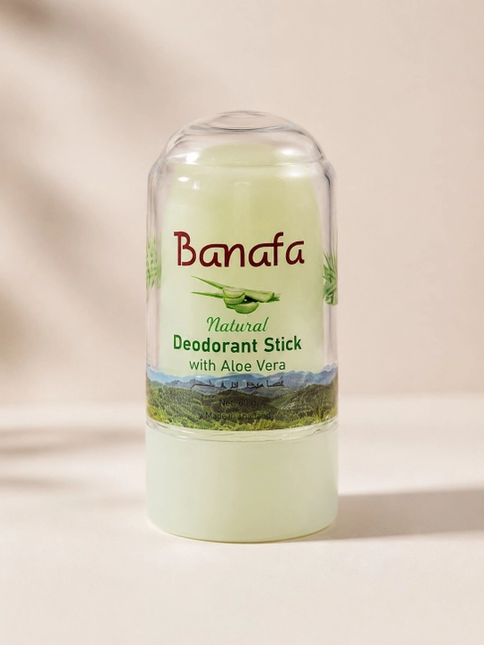 Banafa Natural Deodorant Stick with Aloe Vera - aloe vera qo‘shilgan tabiiy dezodorant stik - 
