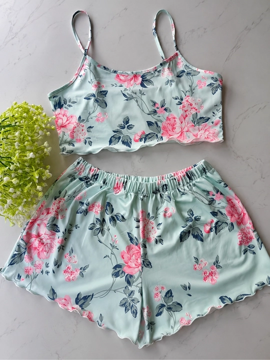 Uy kostyumi, Pijama, Gulli naqshli - 