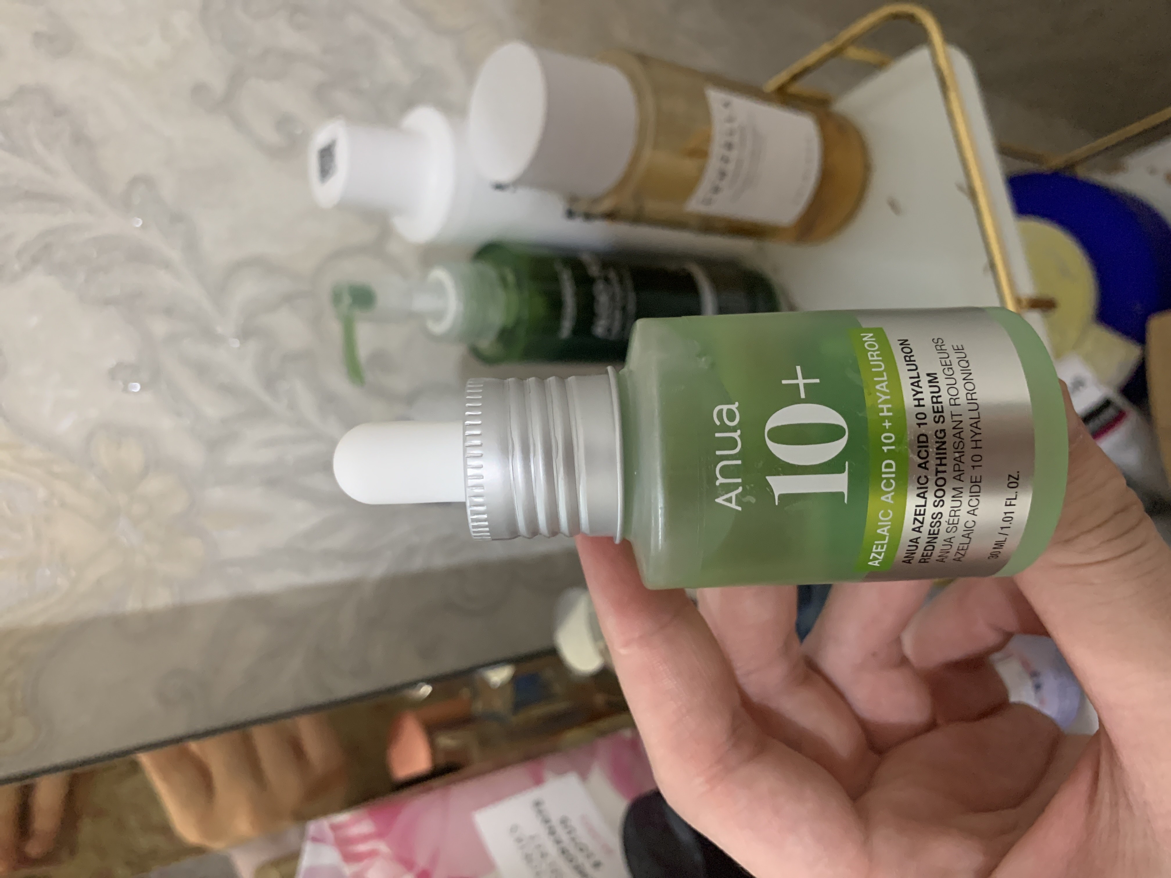 Сыворотка с азелаиновой кислотой Anua Azelaic Acid 10 Hyaluron Redness Soothing Serum 30мл