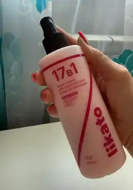 Sochlar uchun sprey Likato, krem, termal himoya, yuvilmaydigan, 17 tasi 1 da, 250 ml