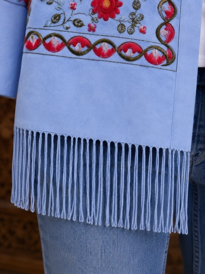Женский кардиган, пончо с национальным узором, oversize 46–56