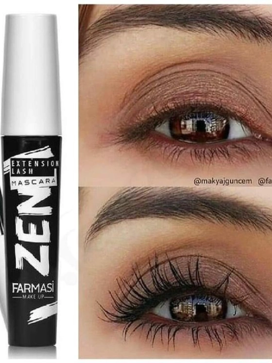 Farmasi zen tush mascara kiprik uchun hajm beruvchi uzaytiruvchi qora suvga chidamli arzon