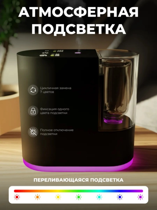 Uy uchun avtomatik havo tozalagich, xushbo'y hid tarqatgich va 5 shisha sovg'a, NS-99