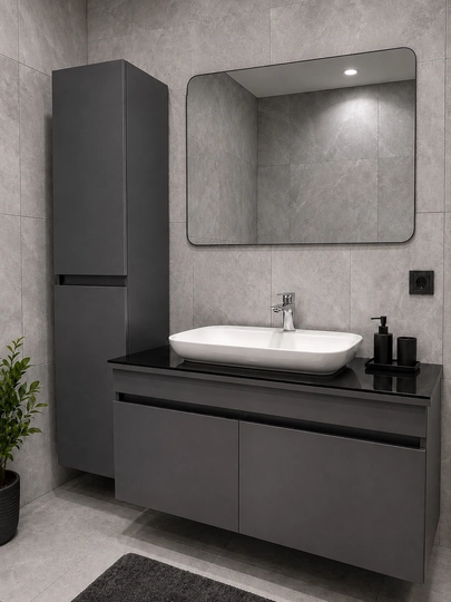 Toʻrtburchak devor oynasi 80×60 sm - 