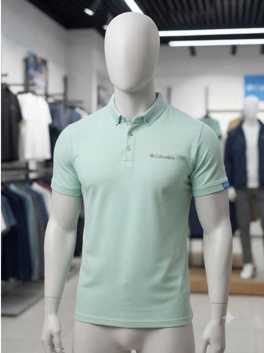 Erkaklar polo futbolkasi Columbia, 50% paxta, yozgi. Turkiyada ishlab chiqarilgan