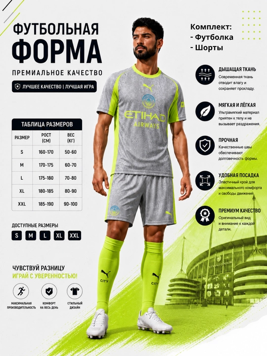 Milliy terma jamoa va klublar Real Madrid, Barselona, Manchester Siti, Arsenal Chelsi