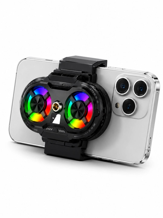 Полупроводной телефонный кулер SL-75, двухвентиляторный RGB-охладитель - 