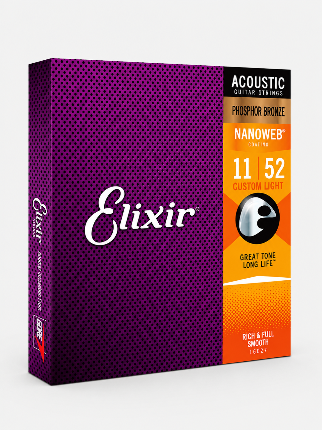 Струны для гитары Elixir-11/52,  бронза