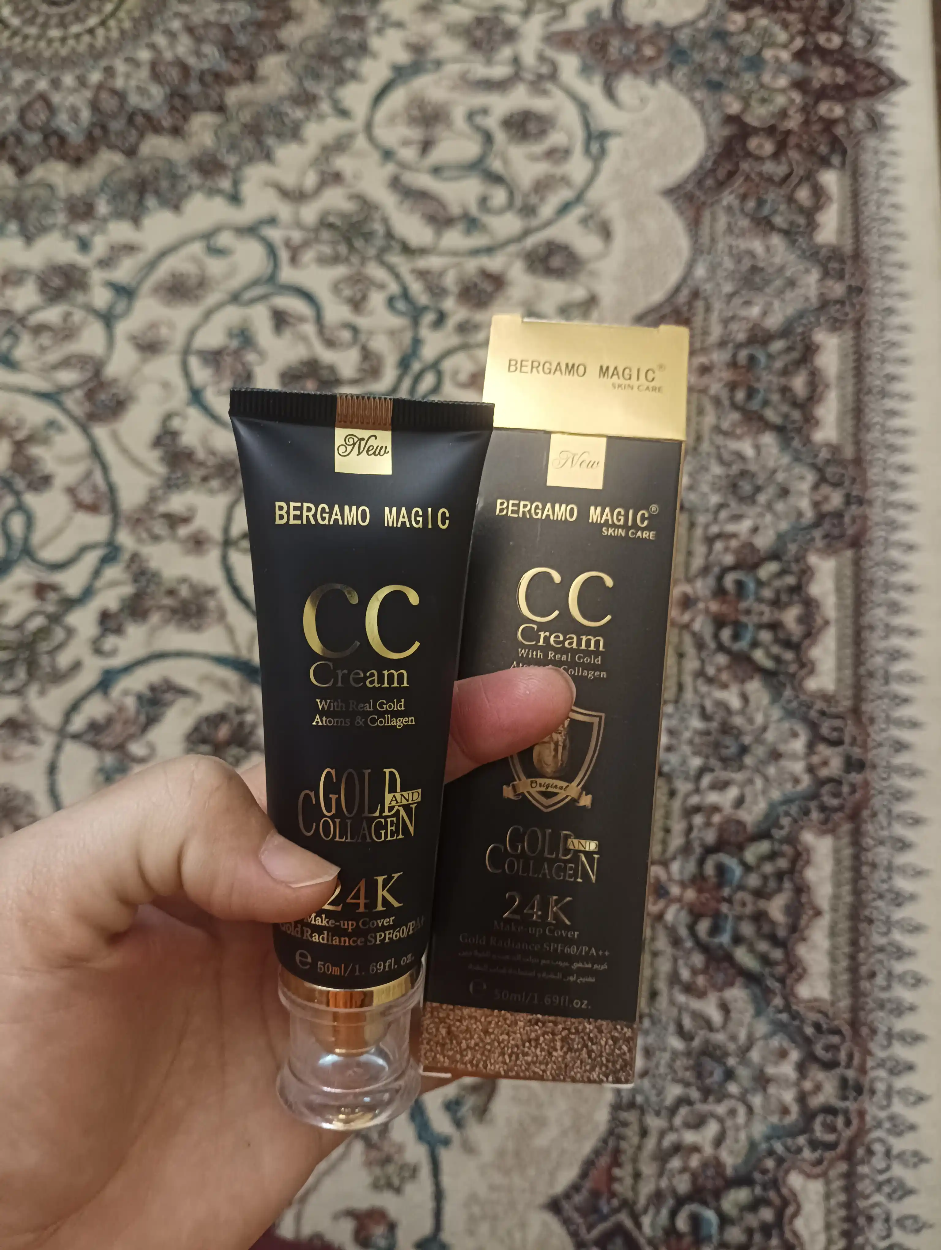 Тональный крем 24K Gold collagen CC Cream SPF60, Dr Rashel, 50 мл