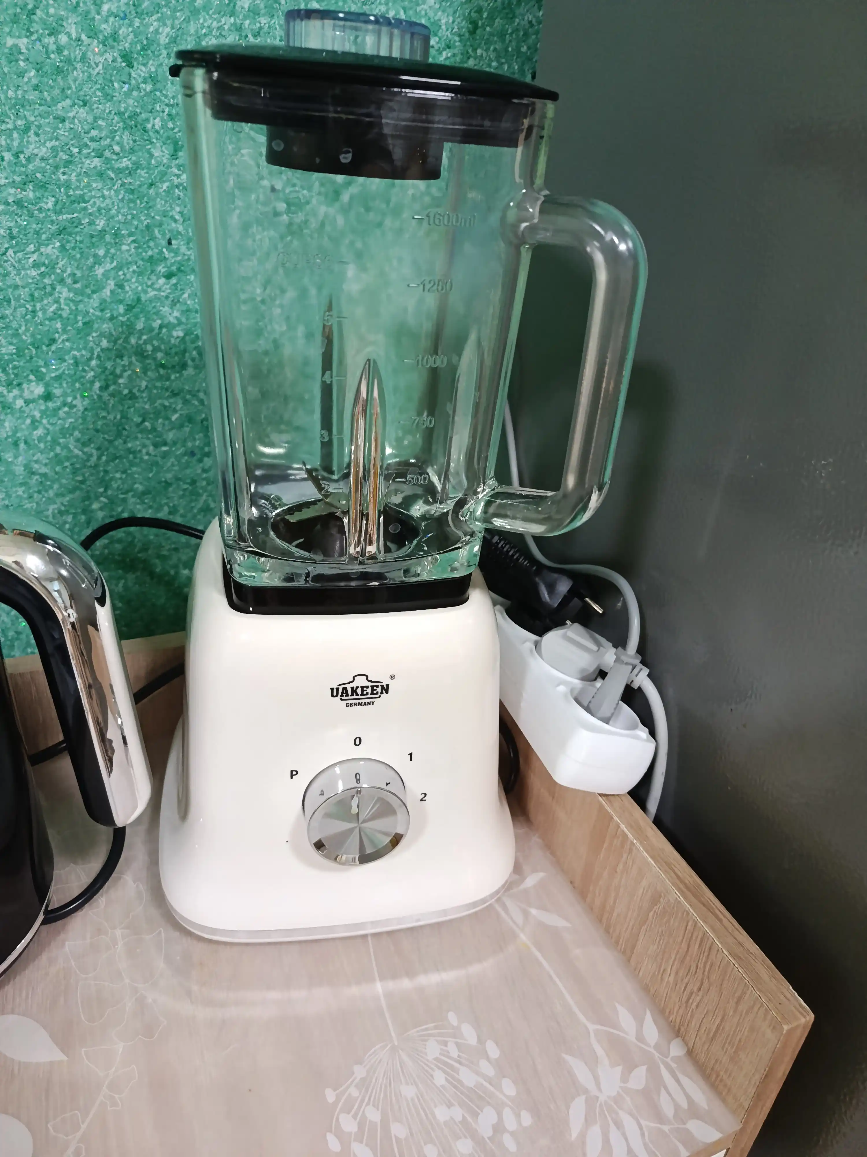 UAKEEN Professional stansionar blenderi va kofe maydalagich, 1200 Vt, 2 litr