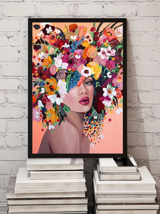 Raqamlar bo'yicha rasm chizish to'plami 40x50 sm polotno podramnikda YCGJ37102 - 
