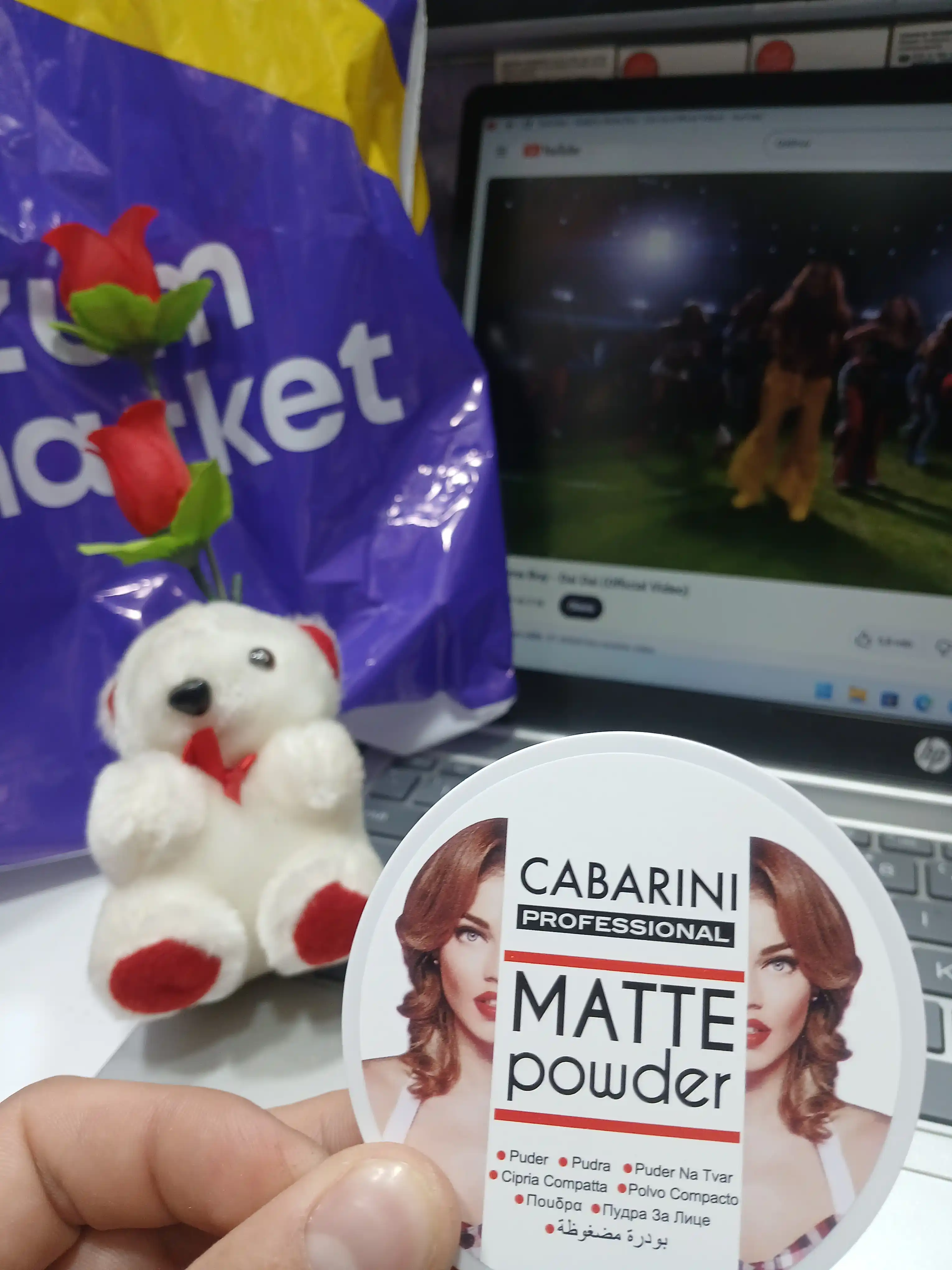 Пудра для лица Gabrini Matte Powder, матовая пудра, водостойкая, 12 г