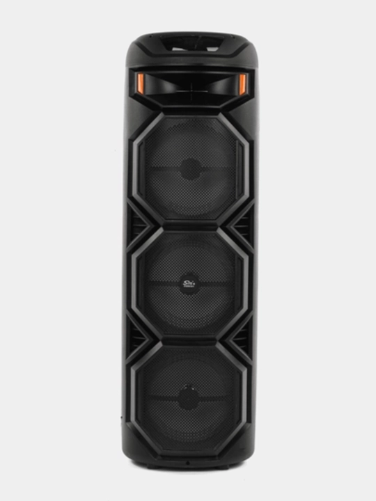 Ko‘p funksiyali Bluetooth karaoke kolonkasi RGB LED, simsiz mikrofon va pult bilan