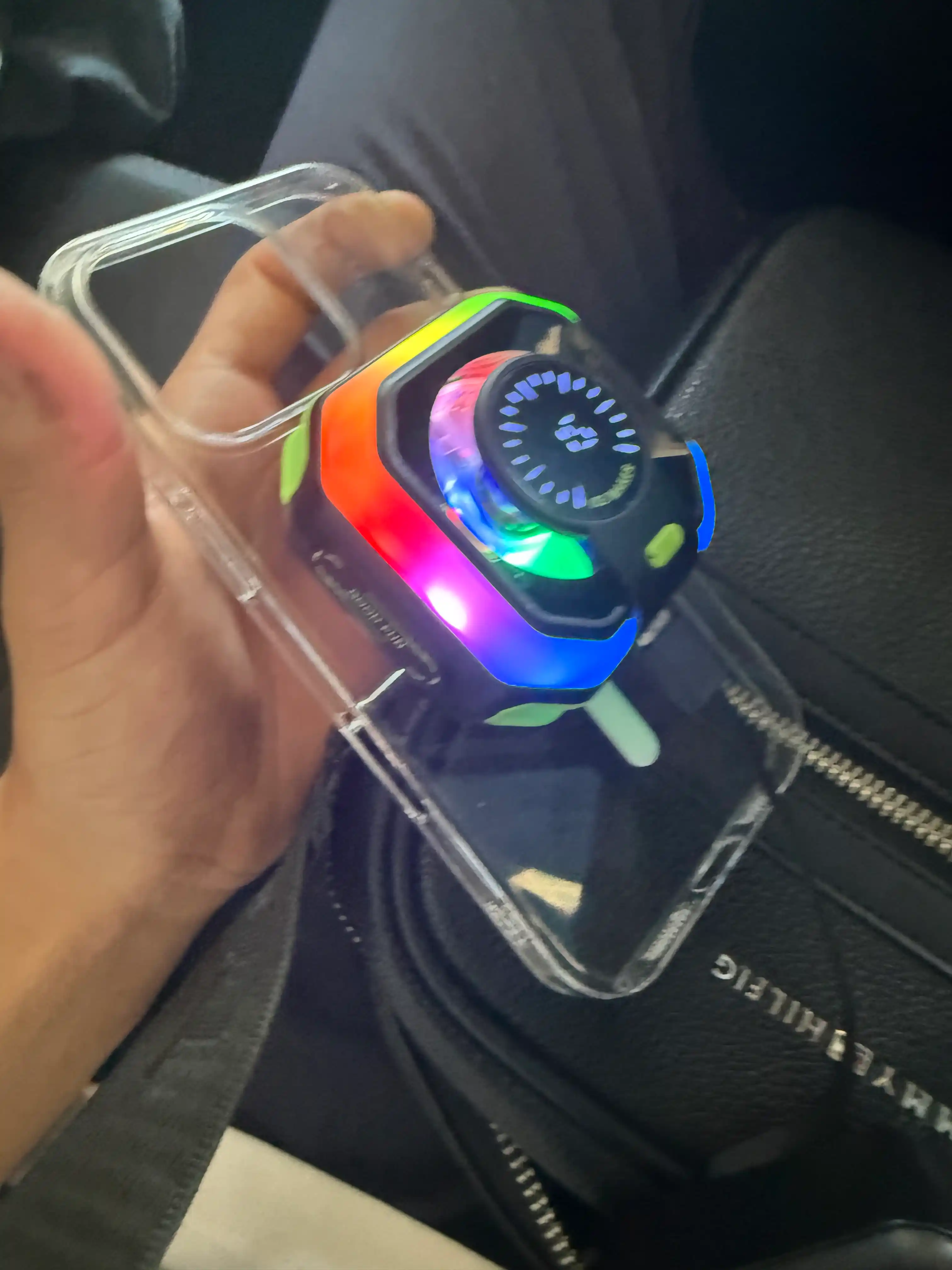 Кулер для телефона магнитный HK 5Pro Gaming Cooler — цифровой дисплей, Type-C для геймеров