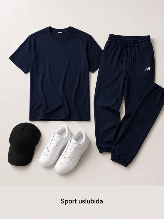 Erkaklar futbolkasi Regular Fit, 100% paxta, Basic Casual, Dumaloq yoqali